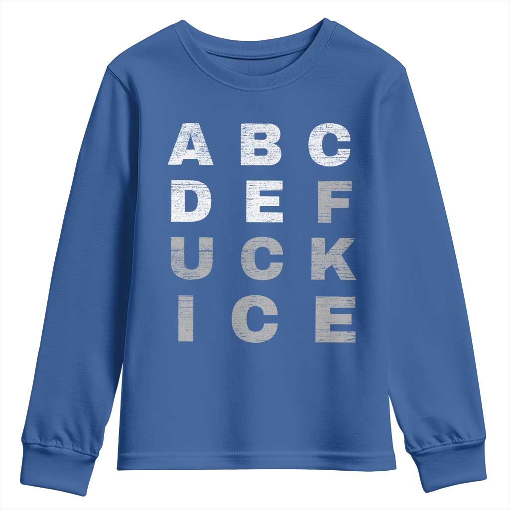 Fck Ice Youth Sweatshirt Chinga La Migra Subtle FDT