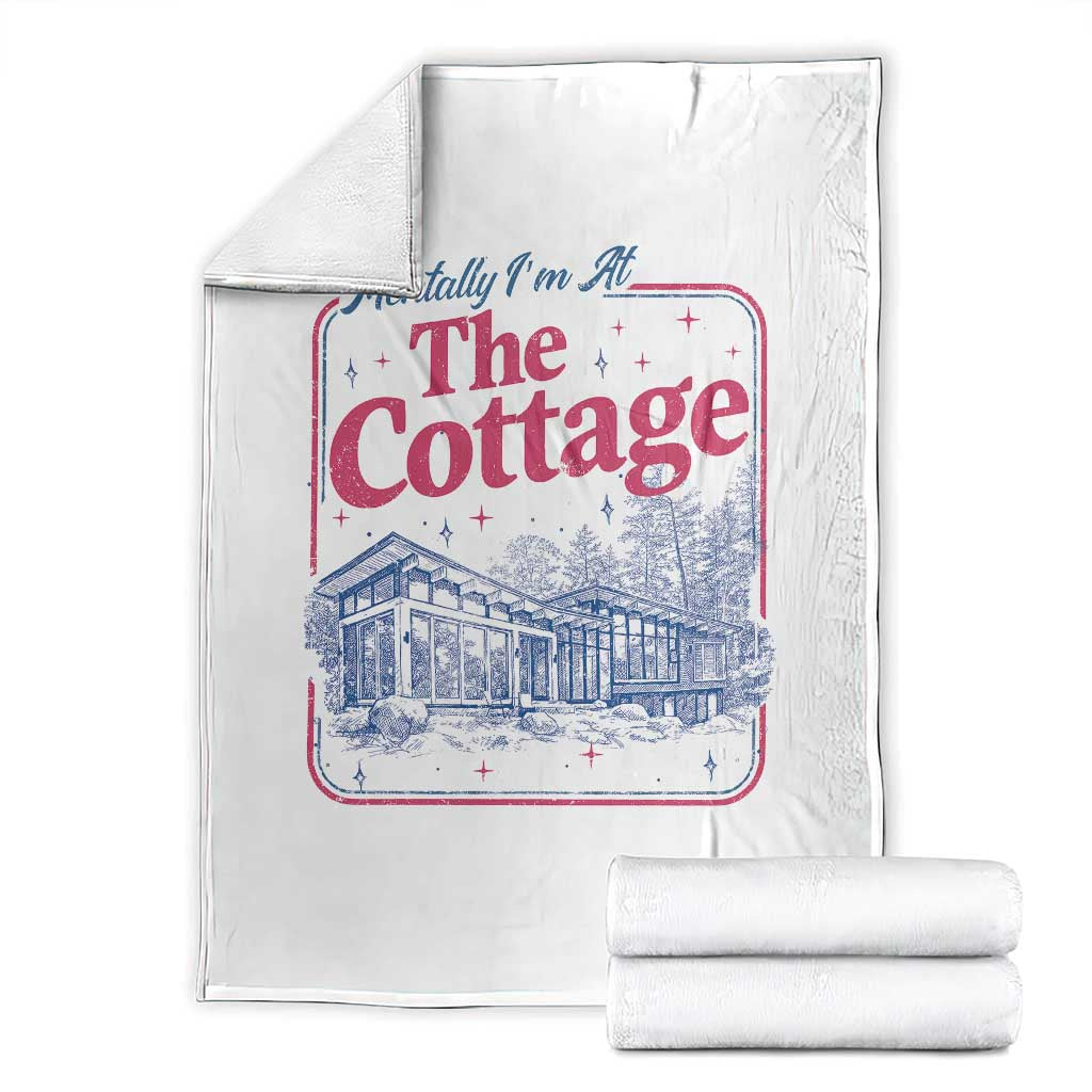 Team Hollanov Fan Throw Blanket Mentally Im At The Cottage LGBT Romance Hockey