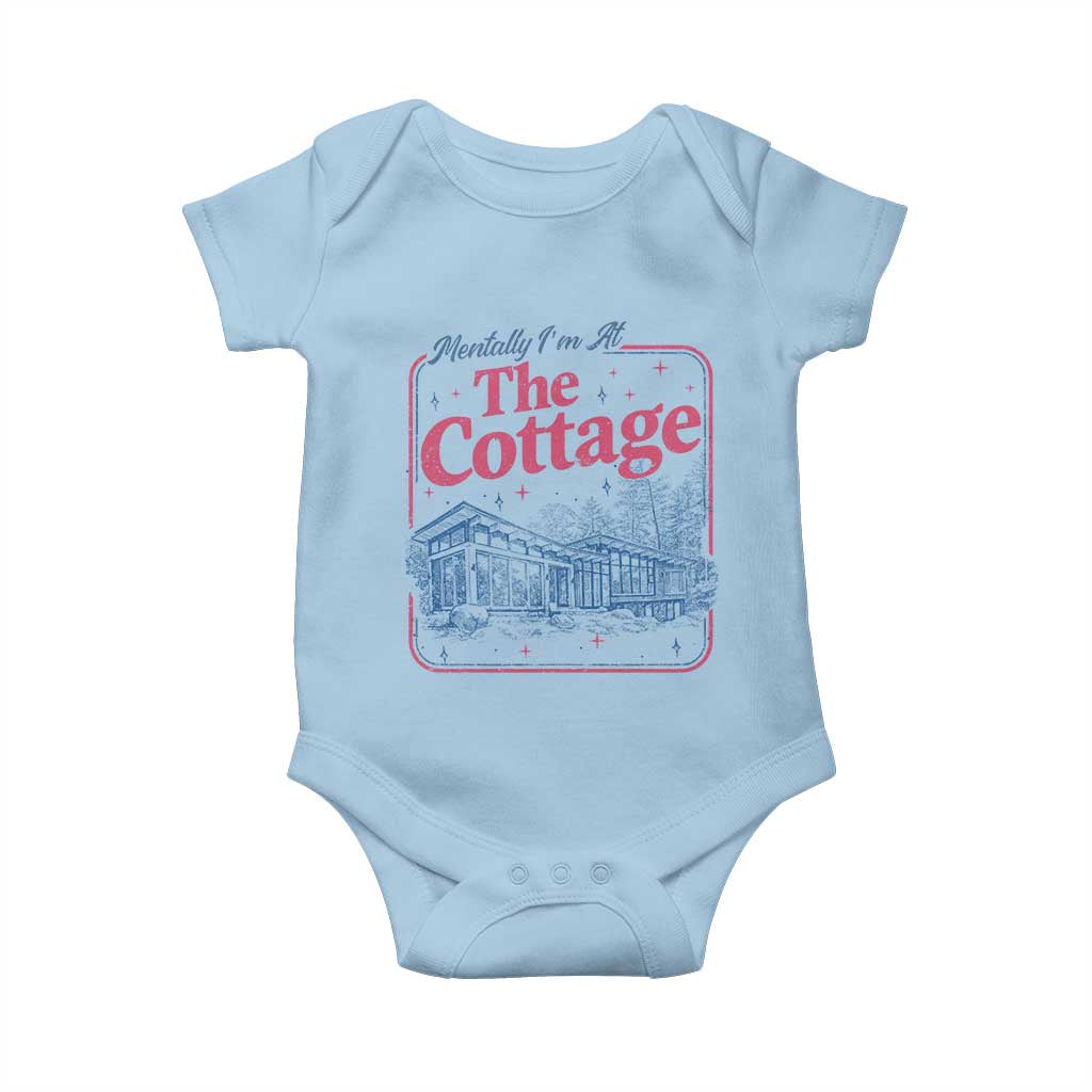 Team Hollanov Fan Baby Onesie Mentally Im At The Cottage LGBT Romance Hockey