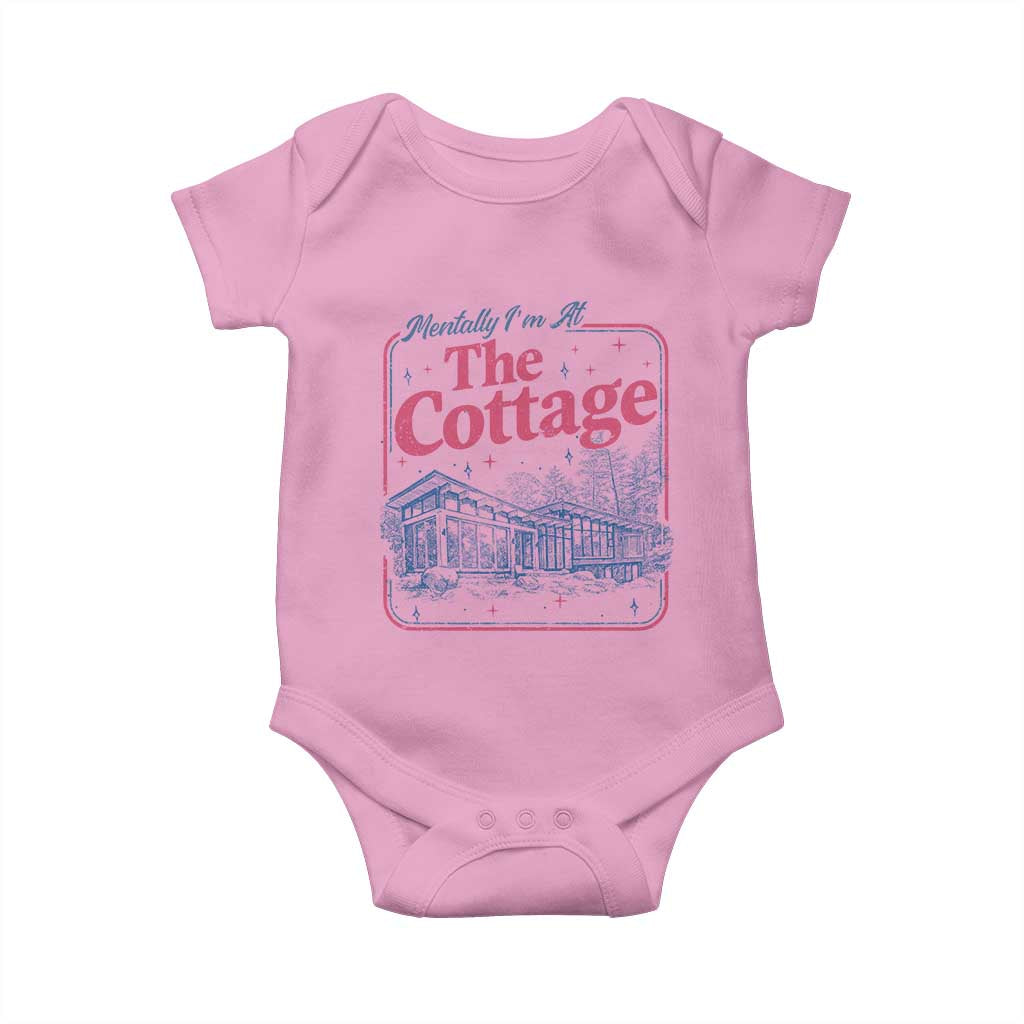 Team Hollanov Fan Baby Onesie Mentally Im At The Cottage LGBT Romance Hockey