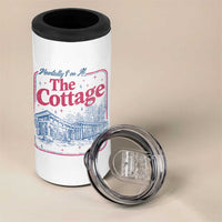 Team Hollanov Fan 4 in 1 Can Cooler Tumbler Mentally Im At The Cottage LGBT Romance Hockey