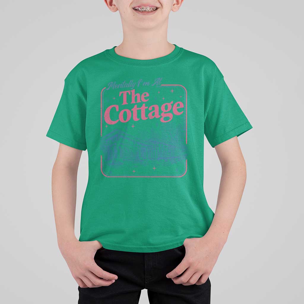 Team Hollanov Fan T Shirt For Kid Mentally Im At The Cottage LGBT Romance Hockey