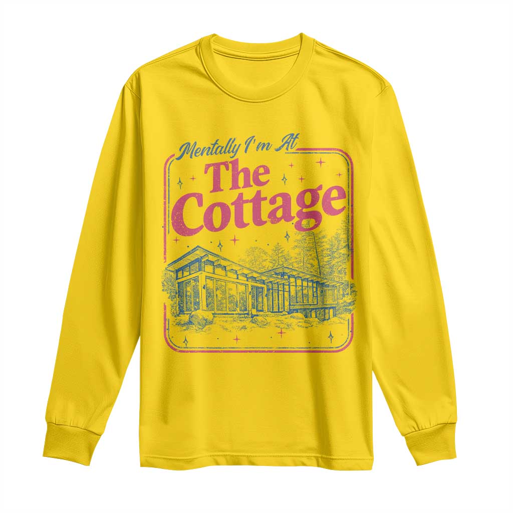 Team Hollanov Fan Long Sleeve Shirt Mentally Im At The Cottage LGBT Romance Hockey