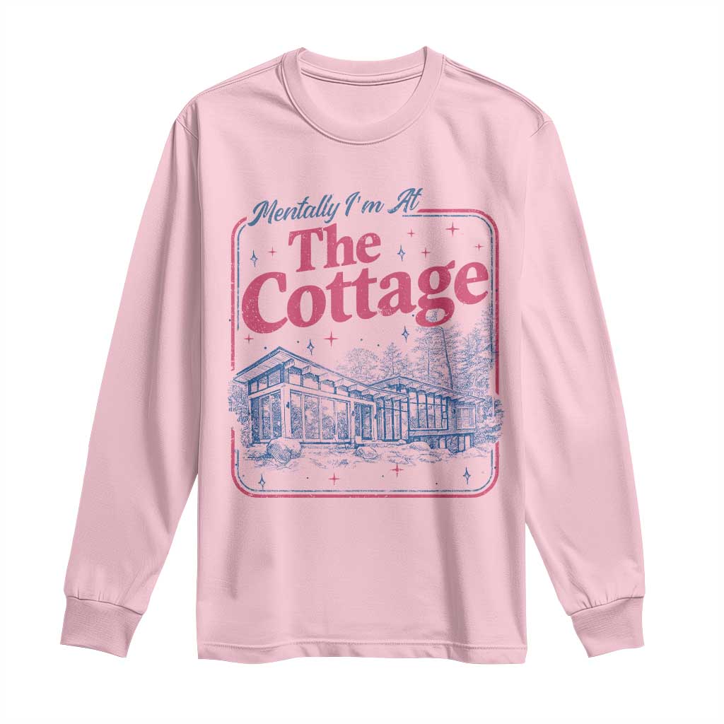 Team Hollanov Fan Long Sleeve Shirt Mentally Im At The Cottage LGBT Romance Hockey