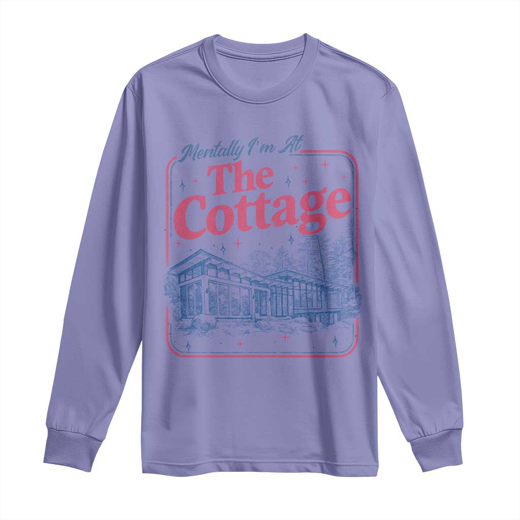Team Hollanov Fan Long Sleeve Shirt Mentally Im At The Cottage LGBT Romance Hockey