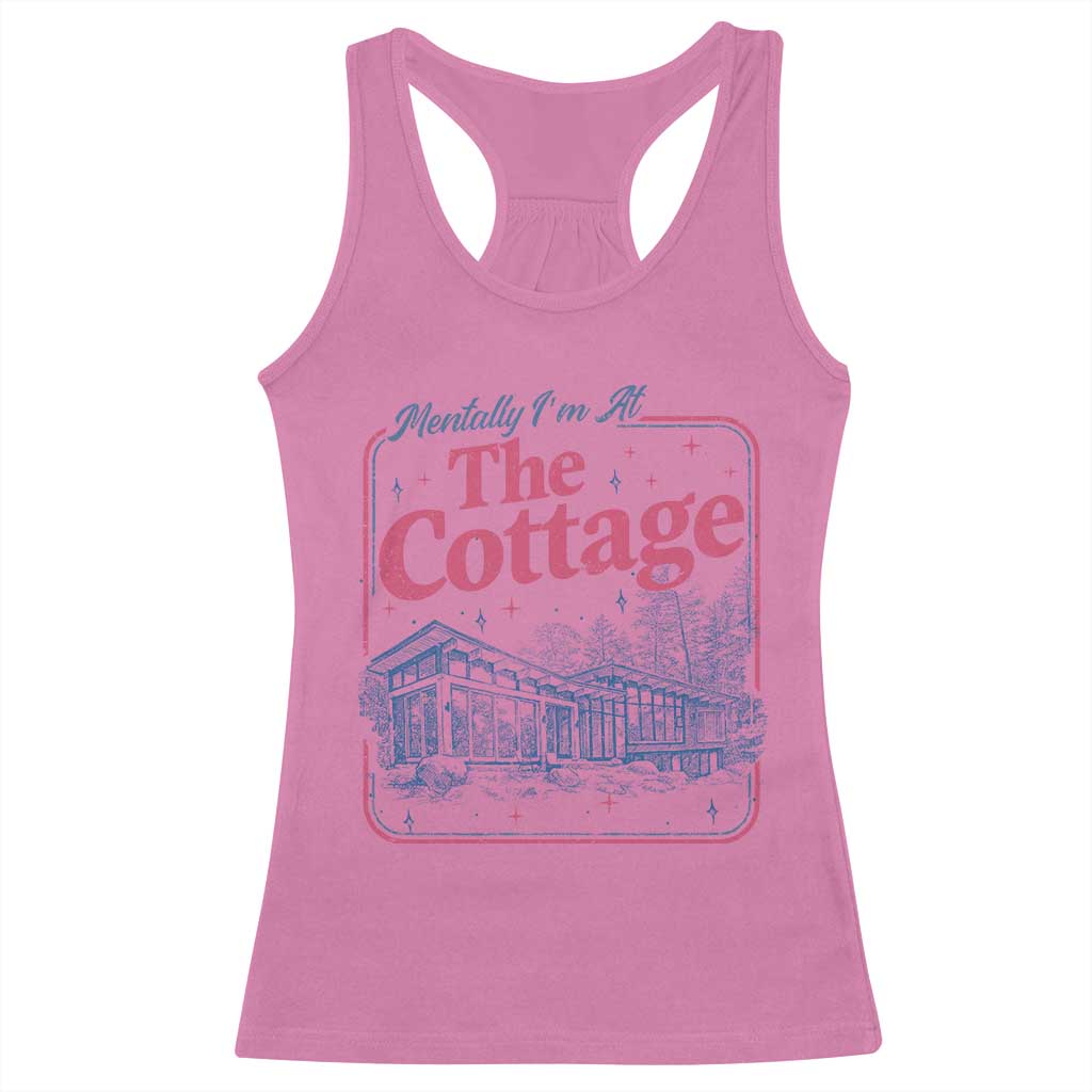 Team Hollanov Fan Racerback Tank Top Mentally Im At The Cottage LGBT Romance Hockey