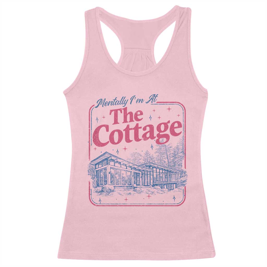 Team Hollanov Fan Racerback Tank Top Mentally Im At The Cottage LGBT Romance Hockey