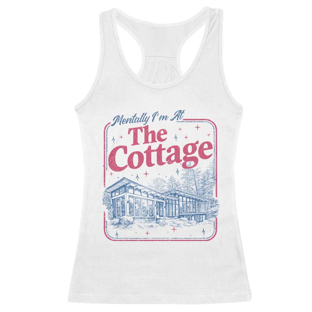 Team Hollanov Fan Racerback Tank Top Mentally Im At The Cottage LGBT Romance Hockey