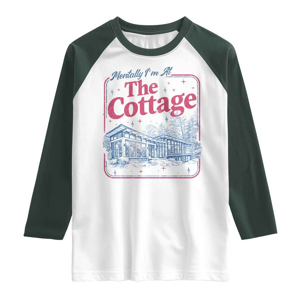 Team Hollanov Fan Raglan Shirt Mentally Im At The Cottage LGBT Romance Hockey