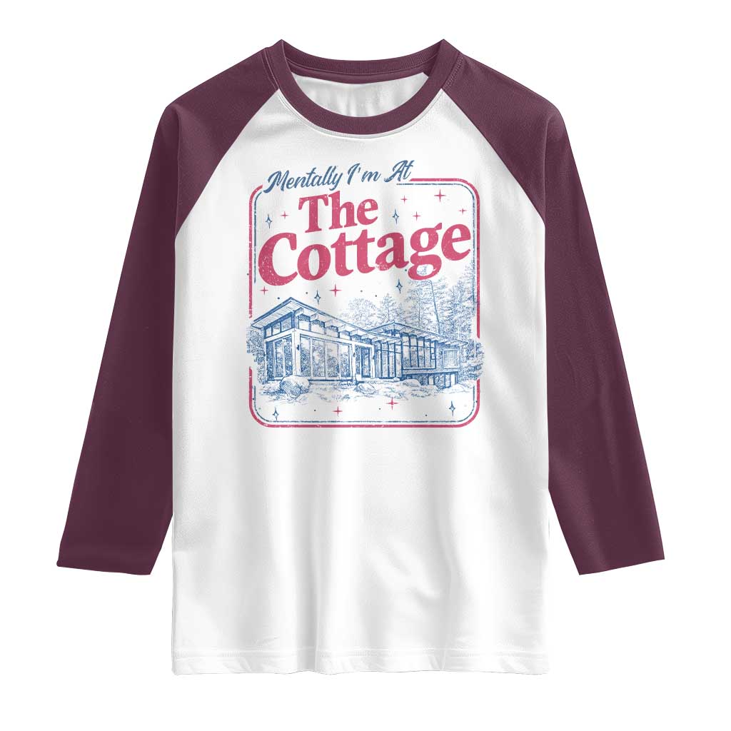 Team Hollanov Fan Raglan Shirt Mentally Im At The Cottage LGBT Romance Hockey