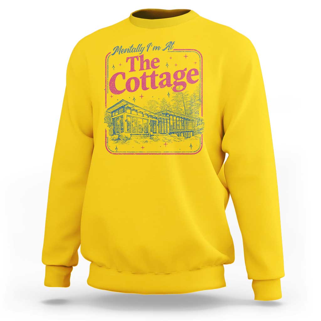 Team Hollanov Fan Sweatshirt Mentally Im At The Cottage LGBT Romance Hockey