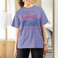 Team Hollanov Fan T Shirt For Women Mentally Im At The Cottage LGBT Romance Hockey