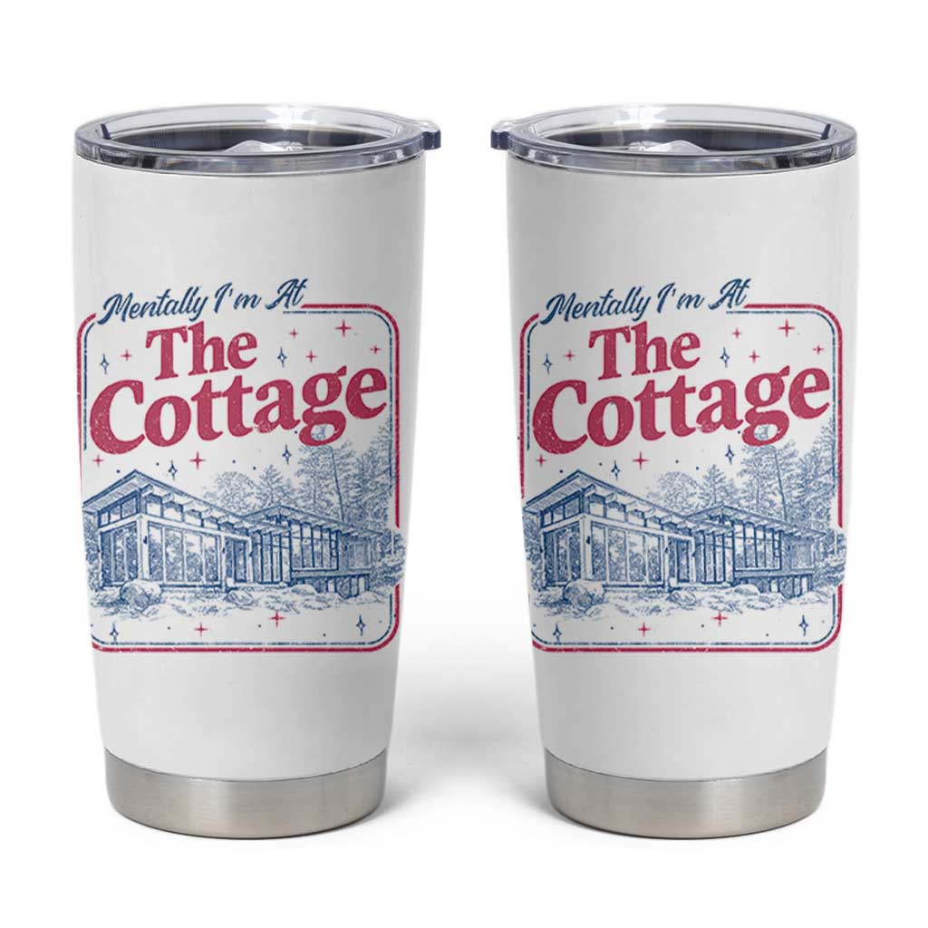 Team Hollanov Fan Tumbler Cup Mentally Im At The Cottage LGBT Romance Hockey