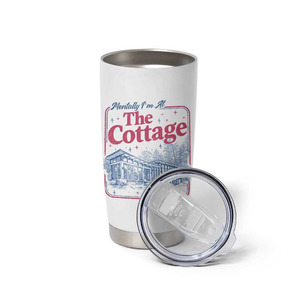 Team Hollanov Fan Tumbler Cup Mentally Im At The Cottage LGBT Romance Hockey