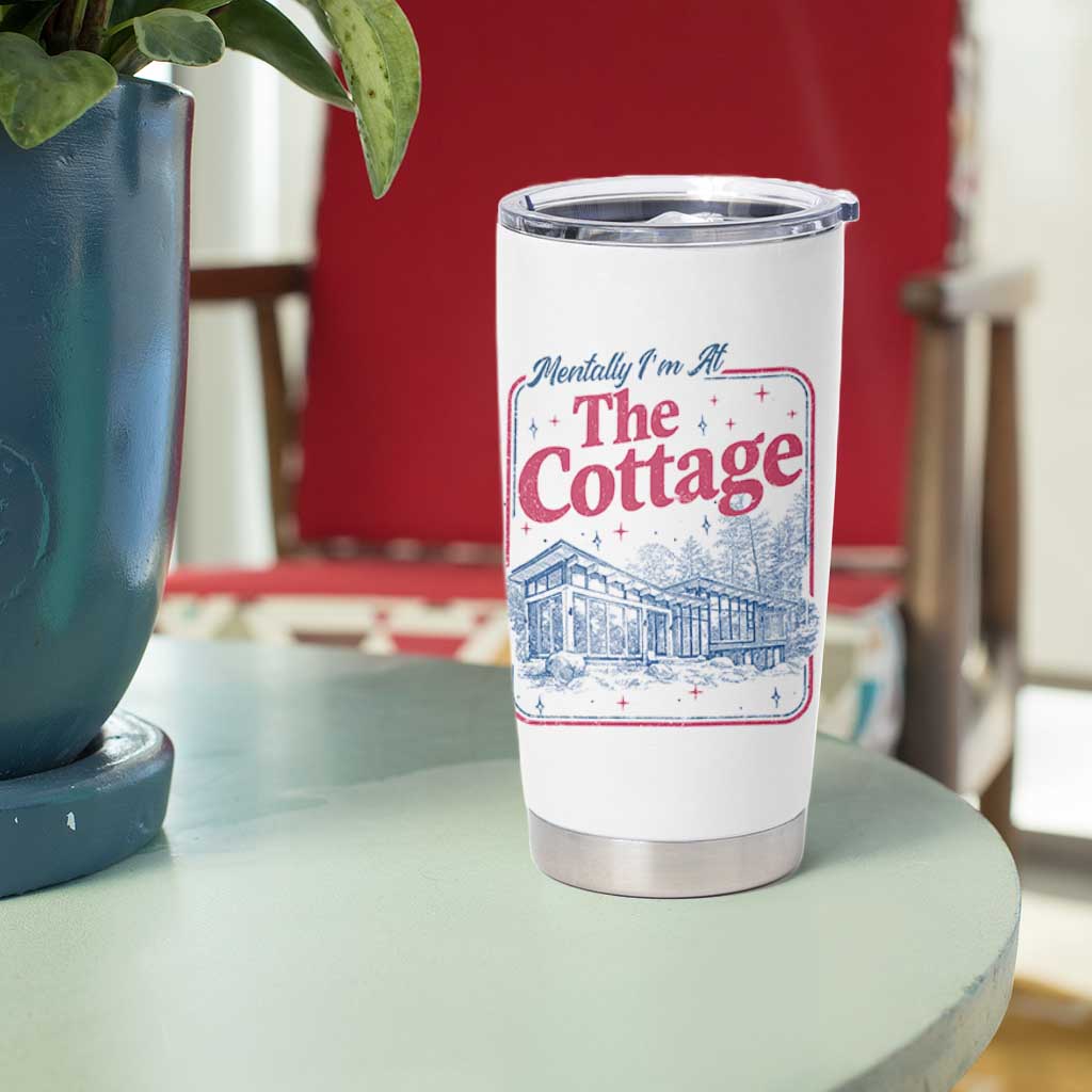 Team Hollanov Fan Tumbler Cup Mentally Im At The Cottage LGBT Romance Hockey