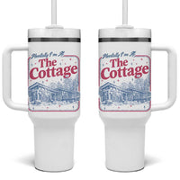 Team Hollanov Fan Tumbler With Handle Mentally Im At The Cottage LGBT Romance Hockey
