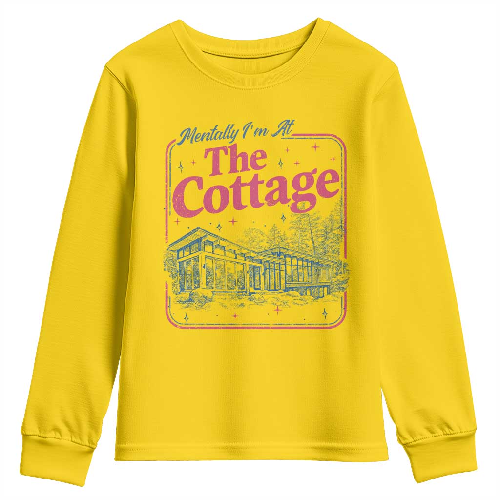 Team Hollanov Fan Youth Sweatshirt Mentally Im At The Cottage LGBT Romance Hockey