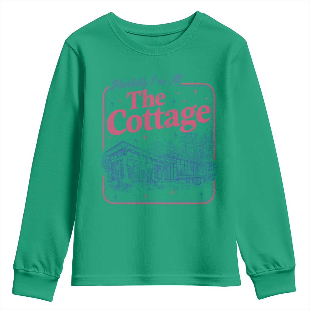 Team Hollanov Fan Youth Sweatshirt Mentally Im At The Cottage LGBT Romance Hockey