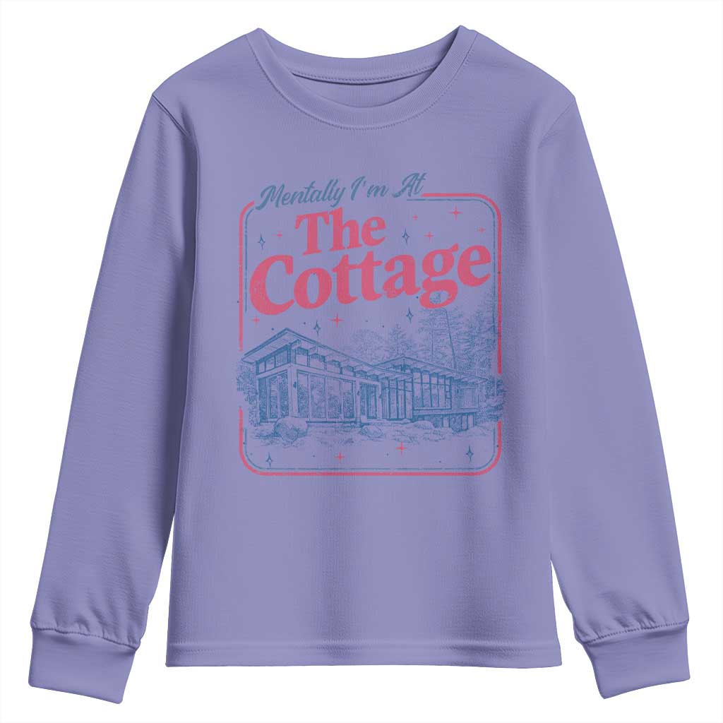 Team Hollanov Fan Youth Sweatshirt Mentally Im At The Cottage LGBT Romance Hockey
