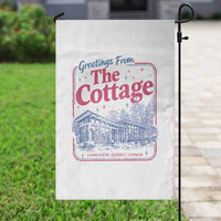 Coming To The Cottage Garden Flag LGBT Romance Hockey Fan