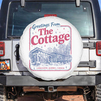 Coming To The Cottage Spare Tire Cover LGBT Romance Hockey Fan