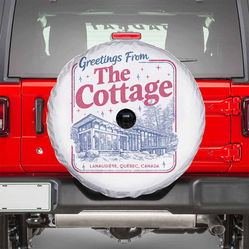 Coming To The Cottage Spare Tire Cover LGBT Romance Hockey Fan