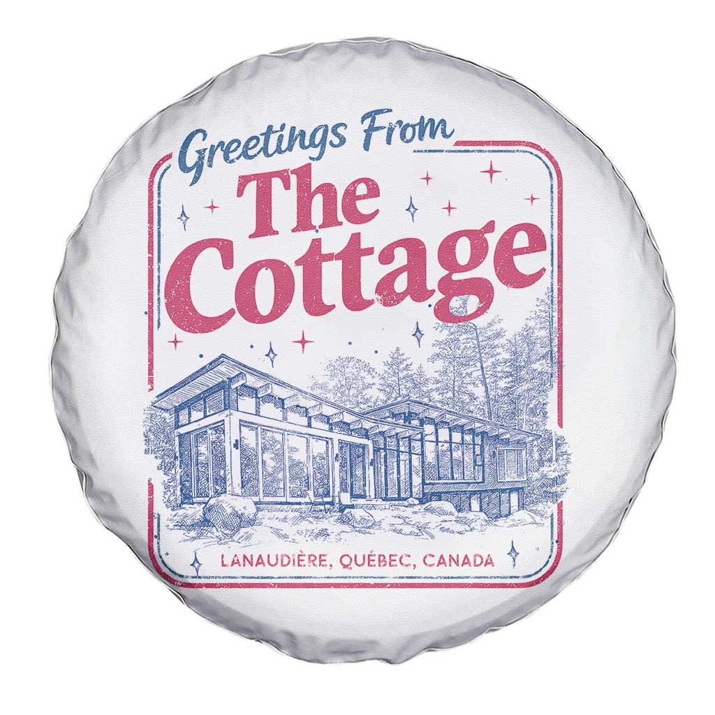 Coming To The Cottage Spare Tire Cover LGBT Romance Hockey Fan