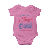 Coming To The Cottage Baby Onesie LGBT Romance Hockey Fan