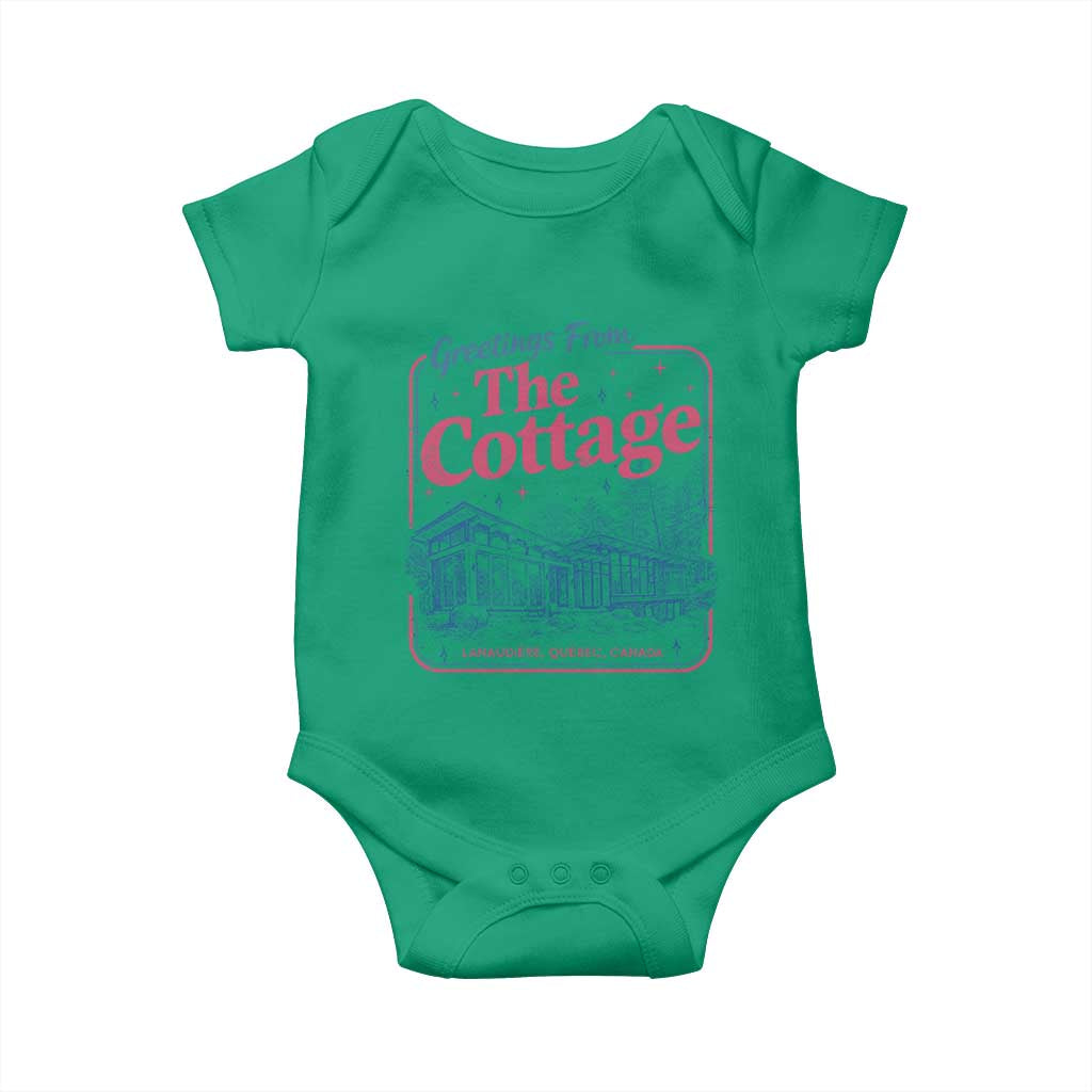 Coming To The Cottage Baby Onesie LGBT Romance Hockey Fan