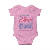 Coming To The Cottage Baby Onesie LGBT Romance Hockey Fan