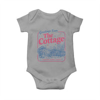 Coming To The Cottage Baby Onesie LGBT Romance Hockey Fan