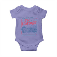Coming To The Cottage Baby Onesie LGBT Romance Hockey Fan