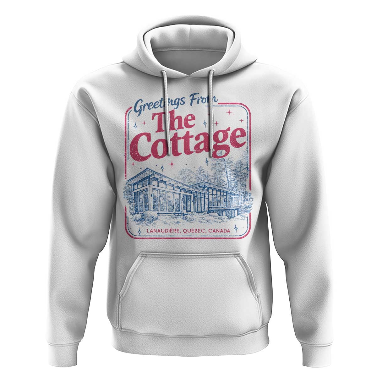 Coming To The Cottage Hoodie LGBT Romance Hockey Fan