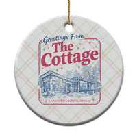 Coming To The Cottage Ceramic Ornament LGBT Romance Hockey Fan