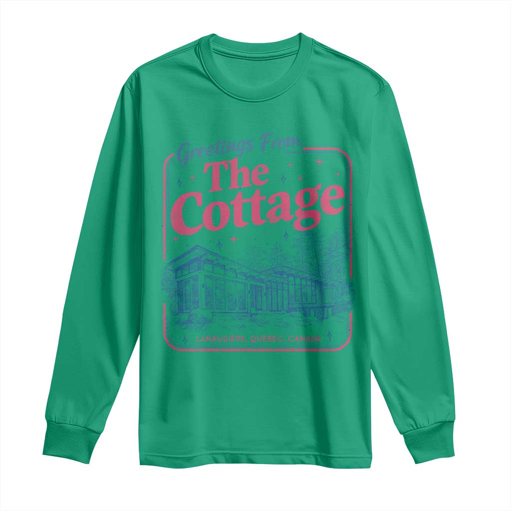 Coming To The Cottage Long Sleeve Shirt LGBT Romance Hockey Fan