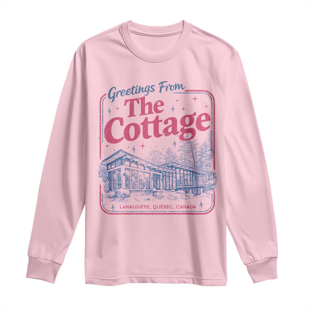 Coming To The Cottage Long Sleeve Shirt LGBT Romance Hockey Fan