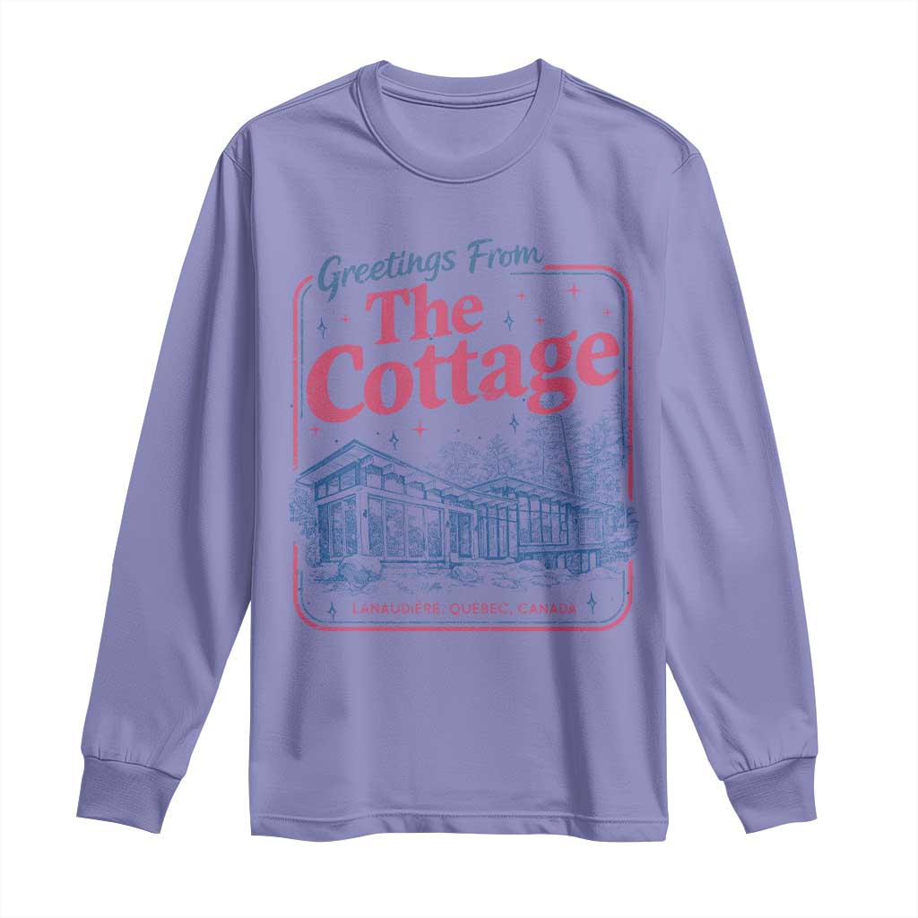 Coming To The Cottage Long Sleeve Shirt LGBT Romance Hockey Fan