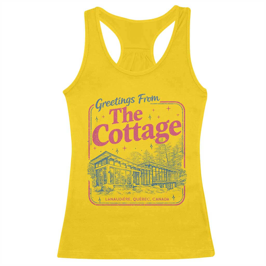 Coming To The Cottage Racerback Tank Top LGBT Romance Hockey Fan