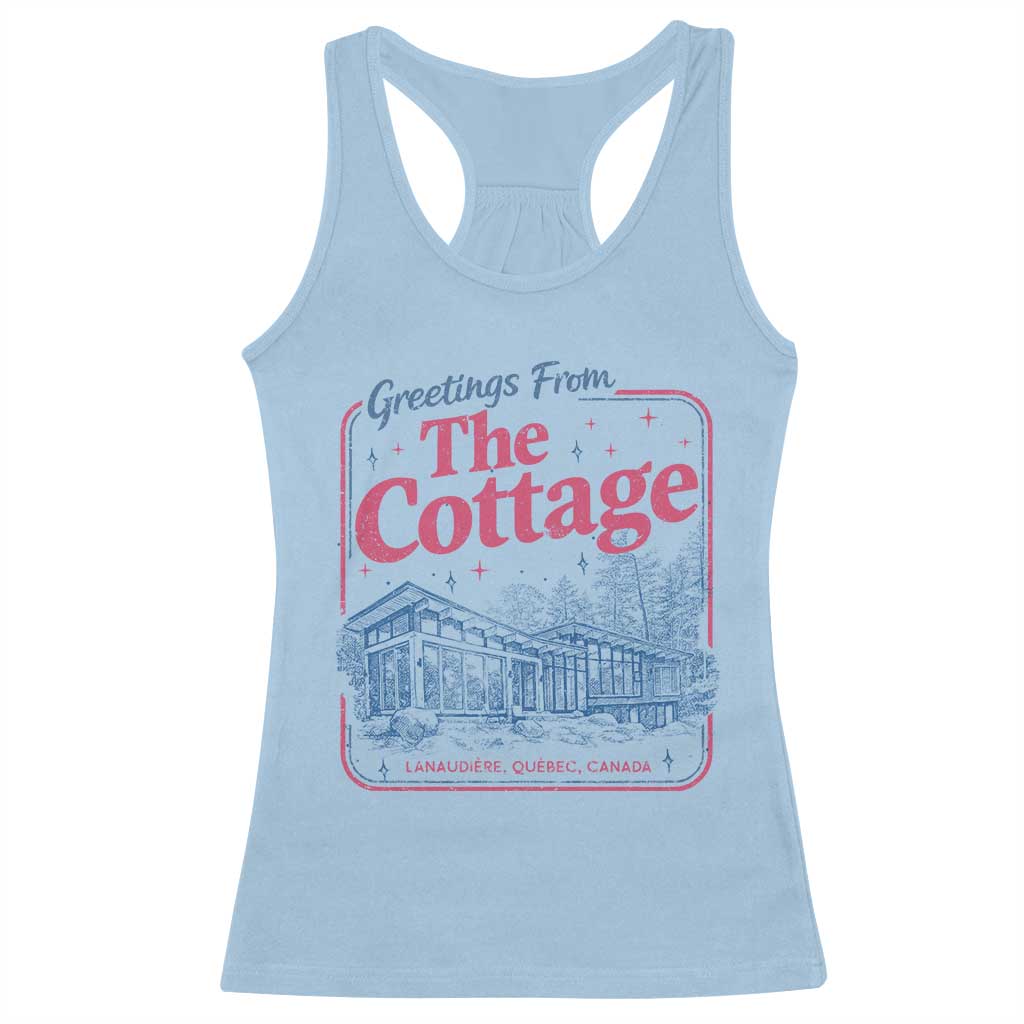 Coming To The Cottage Racerback Tank Top LGBT Romance Hockey Fan