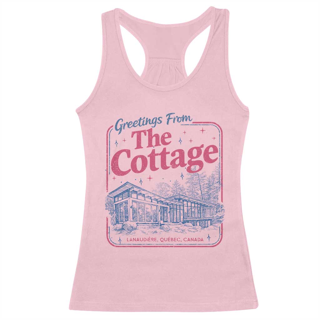 Coming To The Cottage Racerback Tank Top LGBT Romance Hockey Fan