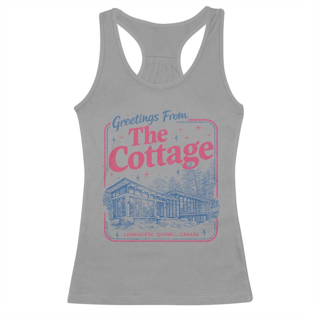 Coming To The Cottage Racerback Tank Top LGBT Romance Hockey Fan