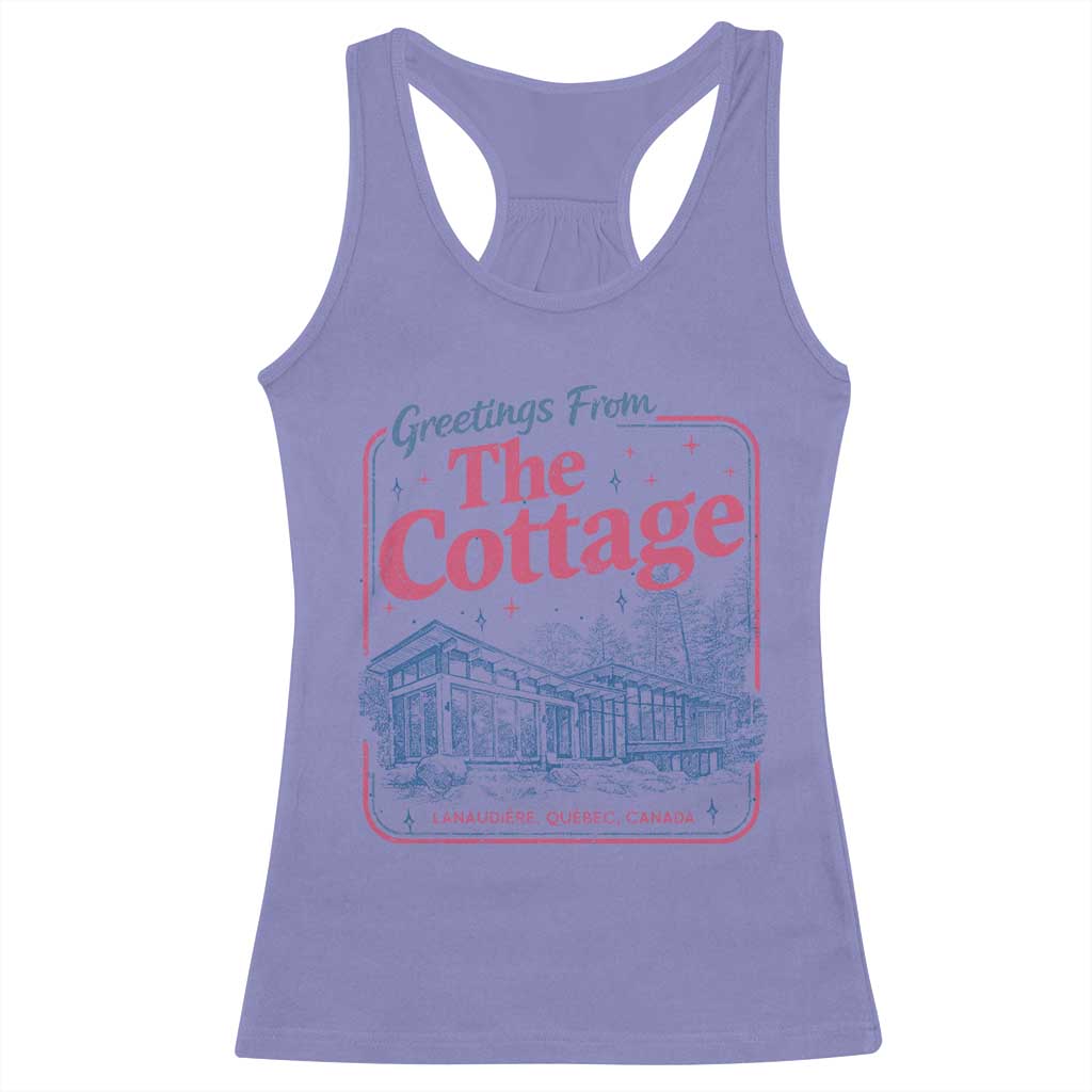 Coming To The Cottage Racerback Tank Top LGBT Romance Hockey Fan