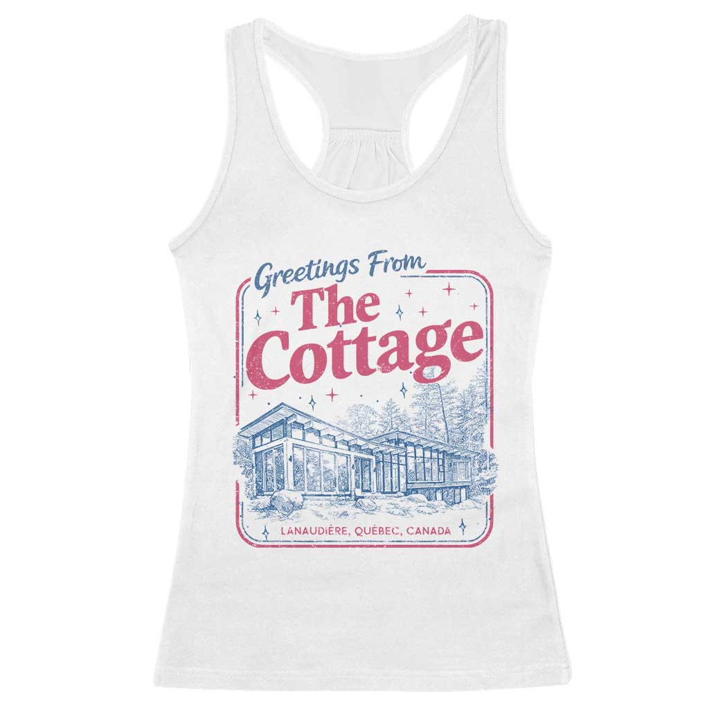 Coming To The Cottage Racerback Tank Top LGBT Romance Hockey Fan