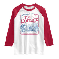 Coming To The Cottage Raglan Shirt LGBT Romance Hockey Fan