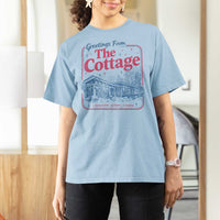 Coming To The Cottage T Shirt For Women LGBT Romance Hockey Fan