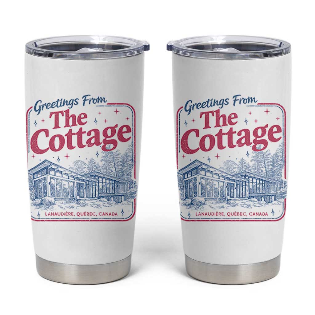 Coming To The Cottage Tumbler Cup LGBT Romance Hockey Fan