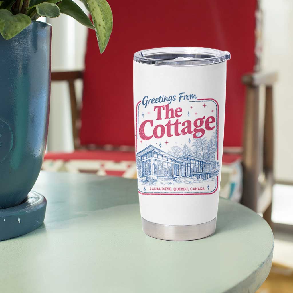 Coming To The Cottage Tumbler Cup LGBT Romance Hockey Fan
