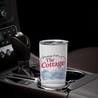 Coming To The Cottage Tumbler Cup LGBT Romance Hockey Fan