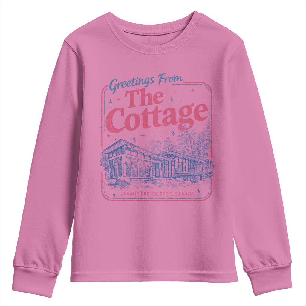 Coming To The Cottage Youth Sweatshirt LGBT Romance Hockey Fan