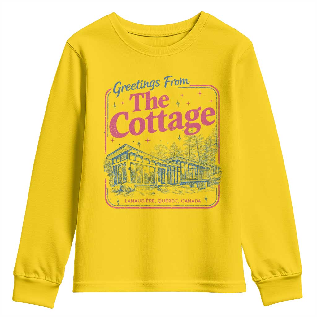 Coming To The Cottage Youth Sweatshirt LGBT Romance Hockey Fan